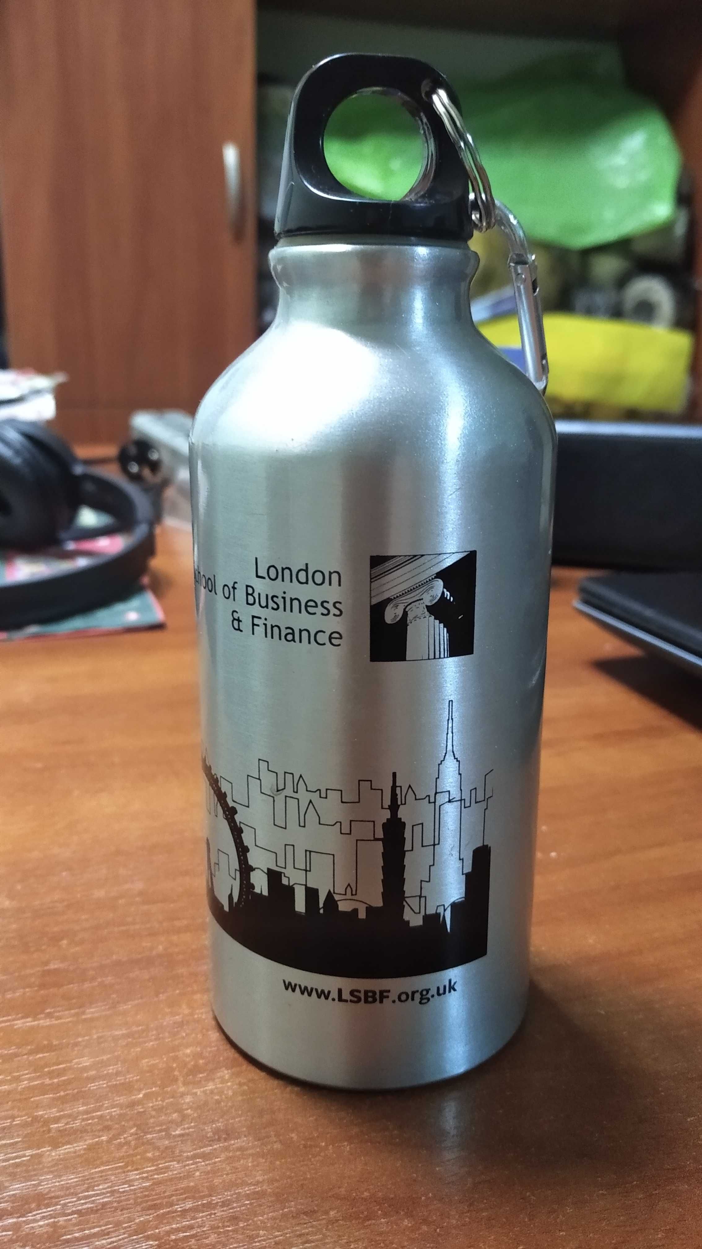 Брендовая  бутылка для воды из пищевого алюминия