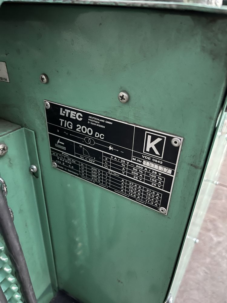 Profesjonalna spawarka TIG L-TEC 200 DC – Niemiecka jakość