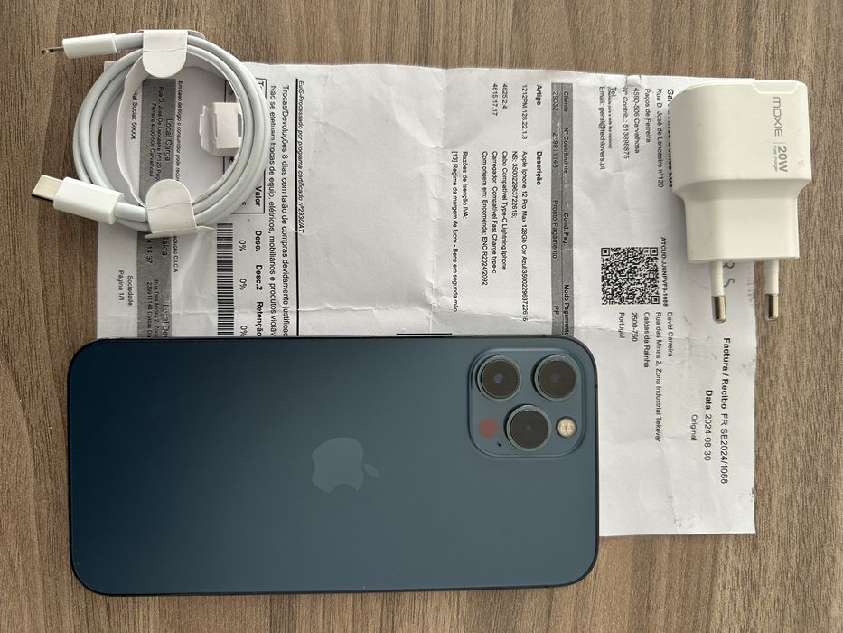 Iphone 12 Pro Max com fatura e mais de 2 anos de garantia