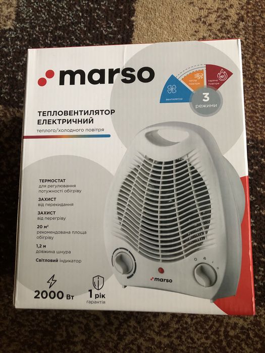 Тепловентилятор marso M-501B