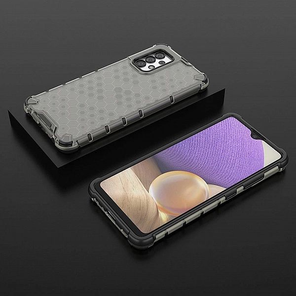 Honeycomb etui pancerny pokrowiec z żelową ramką Samsung Galaxy A03s (