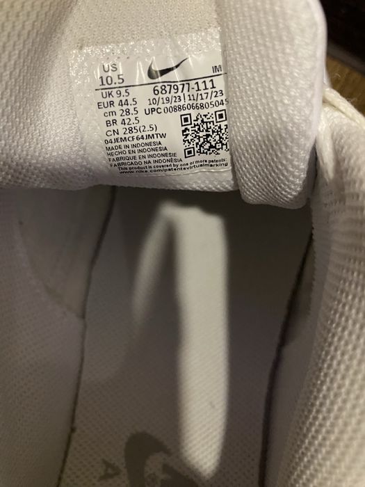 Кросівки найк чоловічі 44,5р