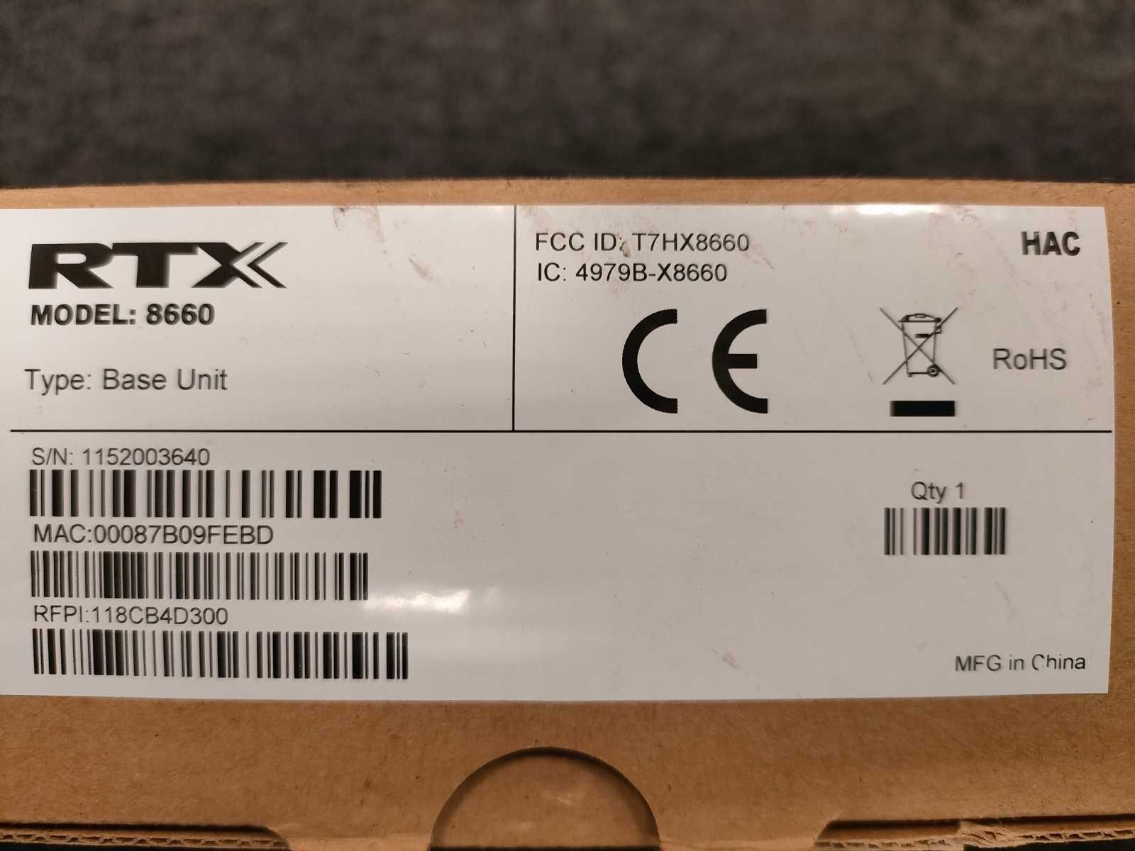 RTX 8660 Stacja bazowa (do systemów wielobazowych)