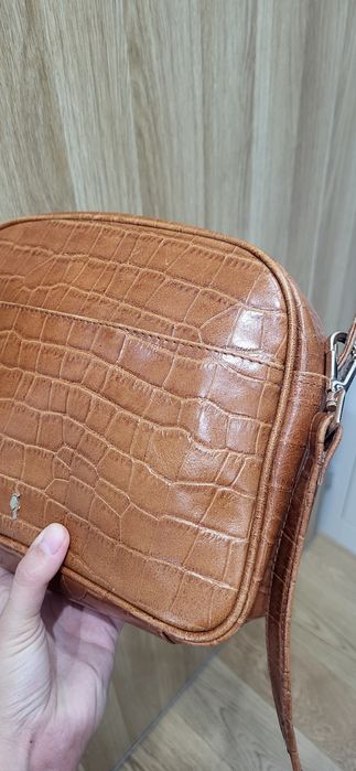 Torebka Ochnik skóra naturalna listonoszka