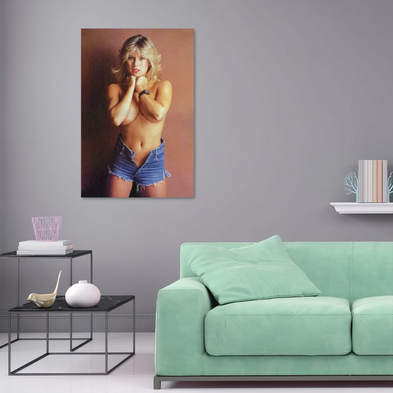 Саманта Фокс, модель 80-х, Samantha Fox, постер, картина на полотні