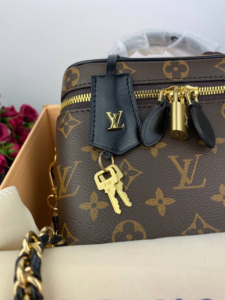 Сумка жіноча бочонок Louis Vuitton Vanity, Сумка женская Луи Витон