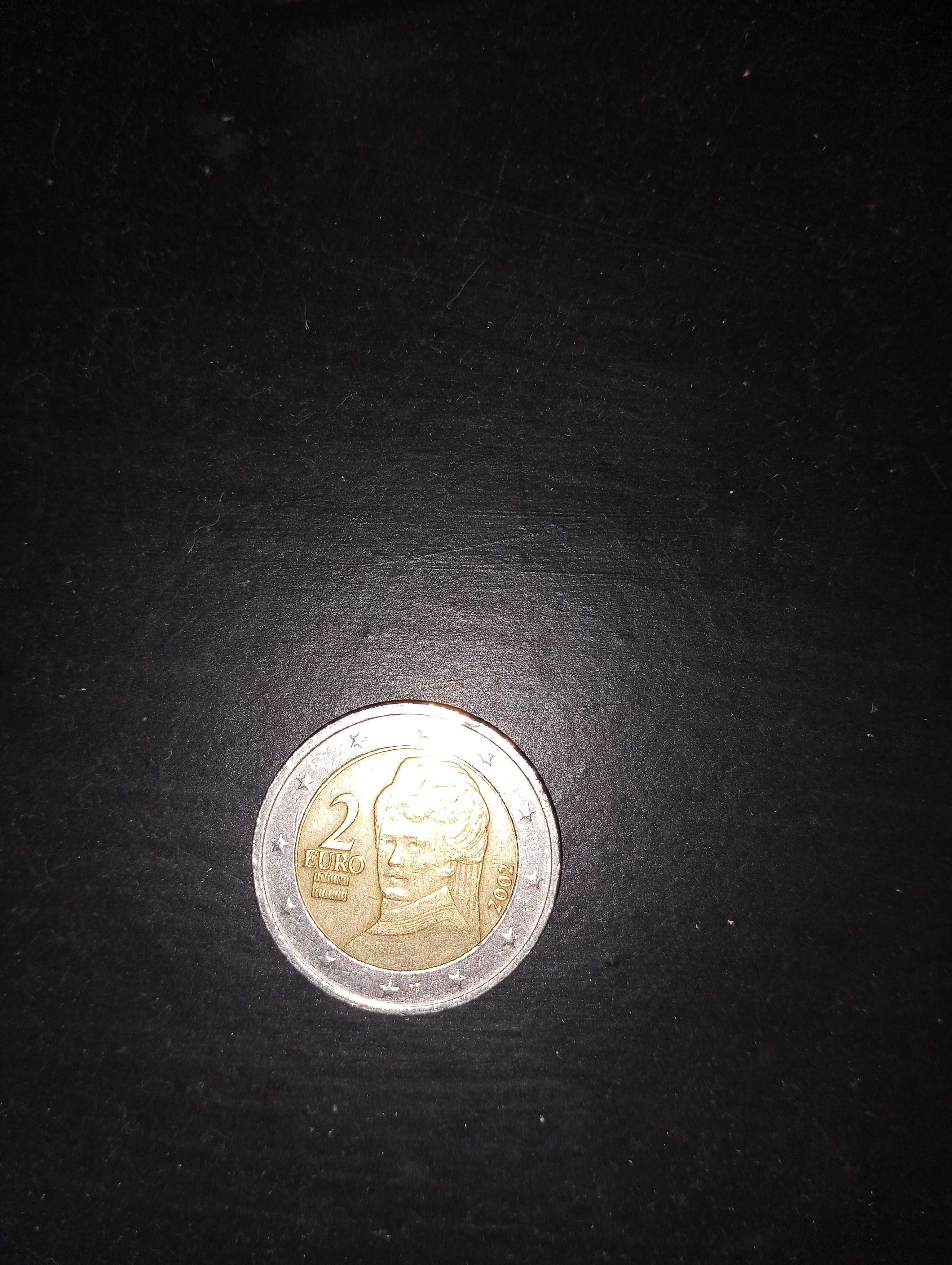 Moeda de 2 Euro raríssima 2002 Áustria