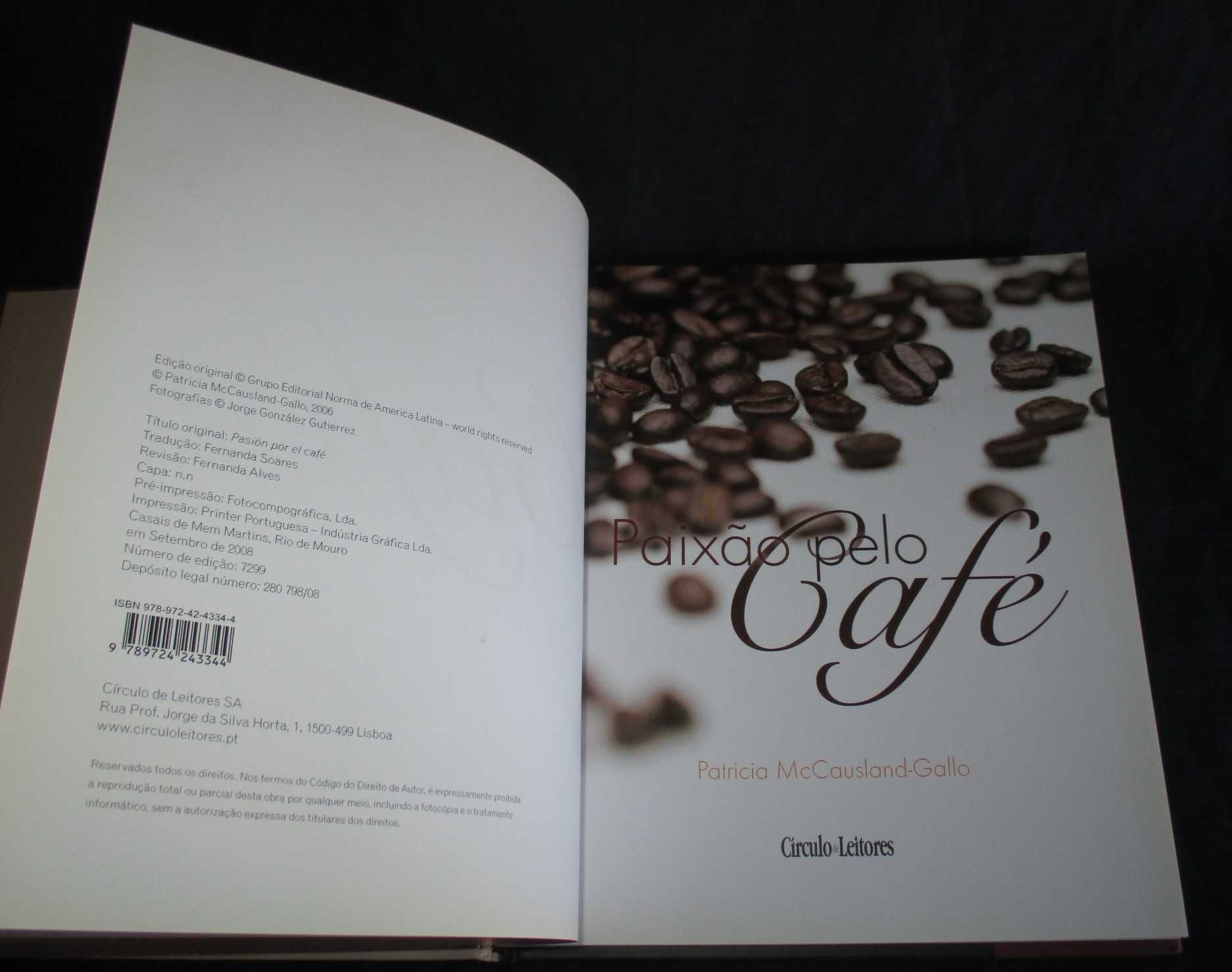 Livro Paixão pelo Café Patricia McCausland-Gallo