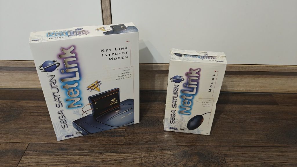 Myszka + Modem Sega Saturn Netlink - folia