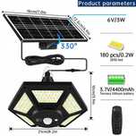Lampa solarna 180LED z czujnikiem ruchu 5 trybów SZYBKA WYSYŁKA