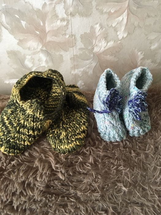 Дитячі вязані шкарпетки /пінетки/