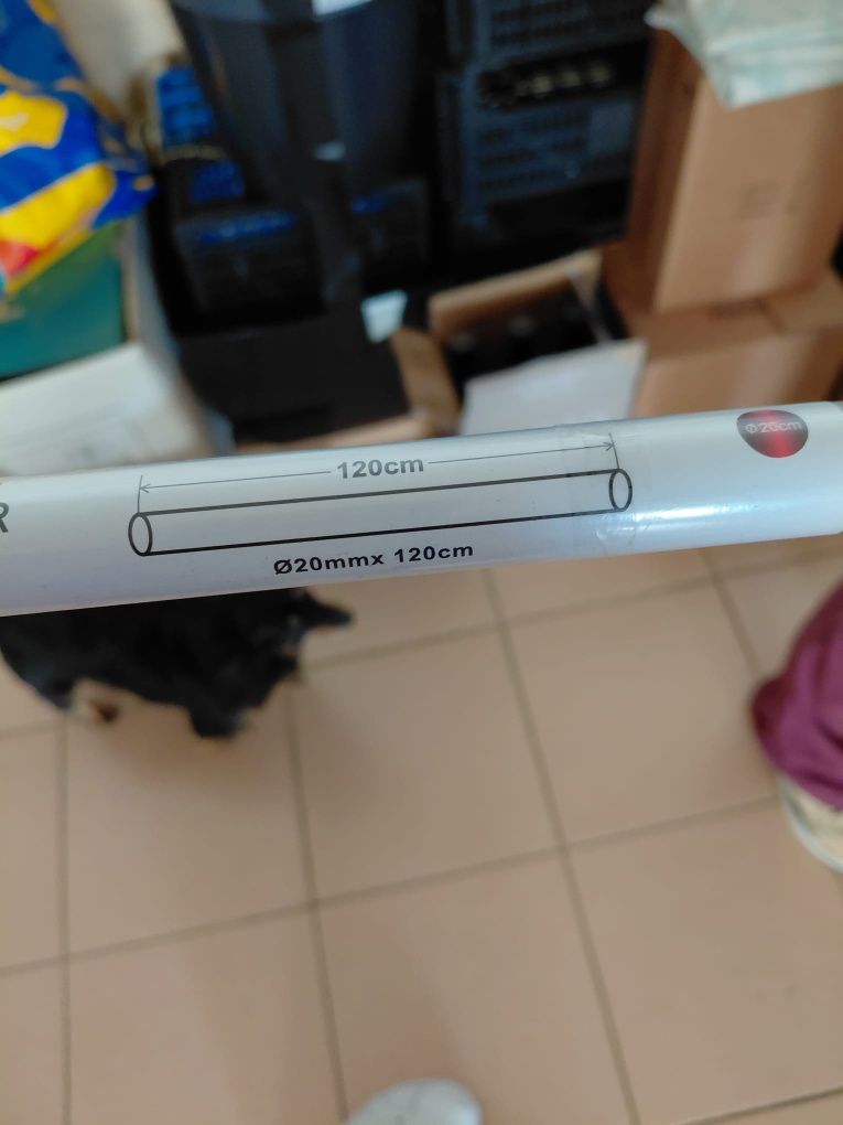 Varões de cortinas em inox com pontas