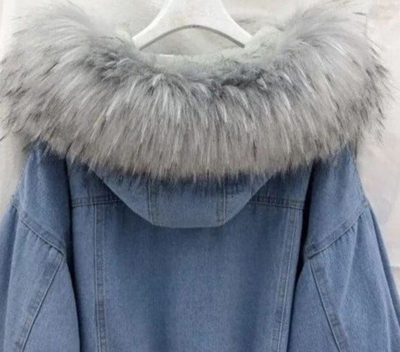 Kurtka jeansowa  ocieplana