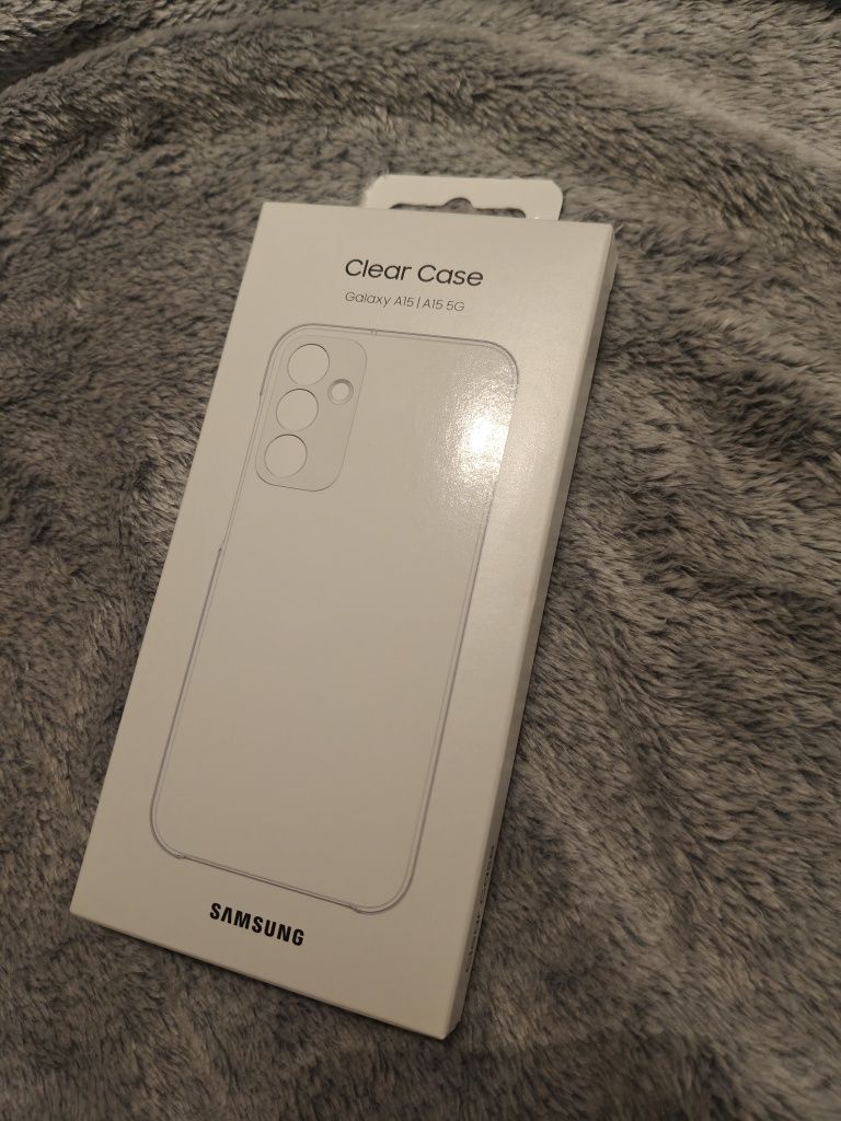 Nowe Etui SAMSUNG Clear Case do Galaxy A15/A15 5G Przezroczyste
