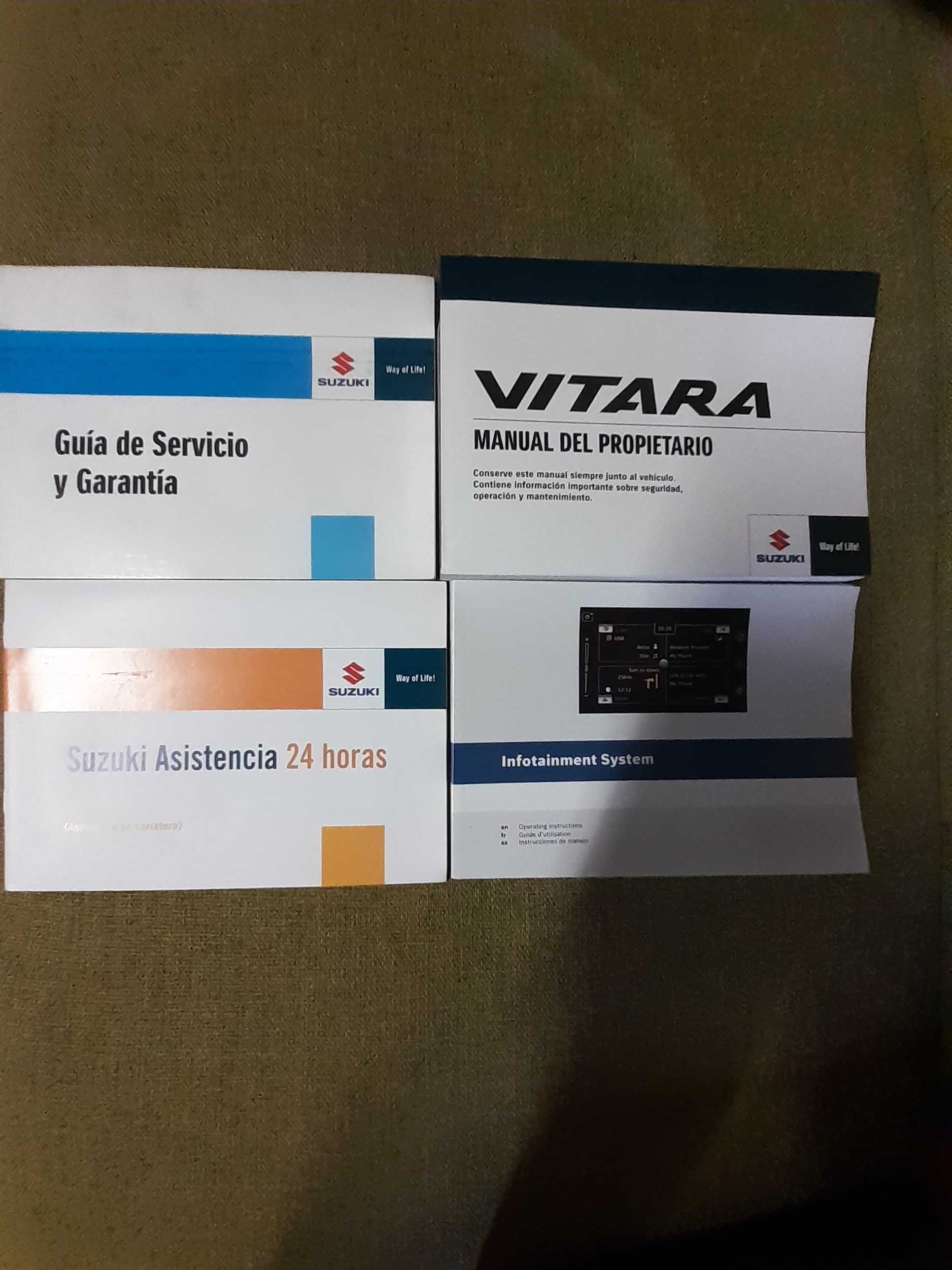 Vendo manual de instruções para o Suzuki Vitara de 2016