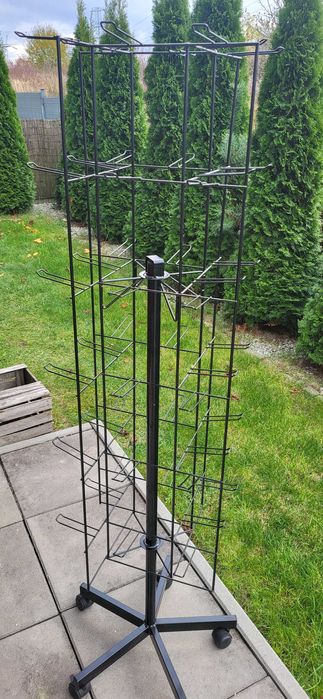 Stojak ekspozycyjny obrotowy metalowy