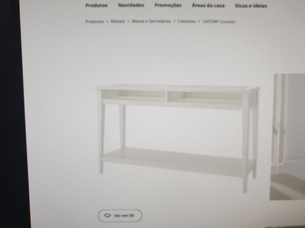 Consola Branca IKEA