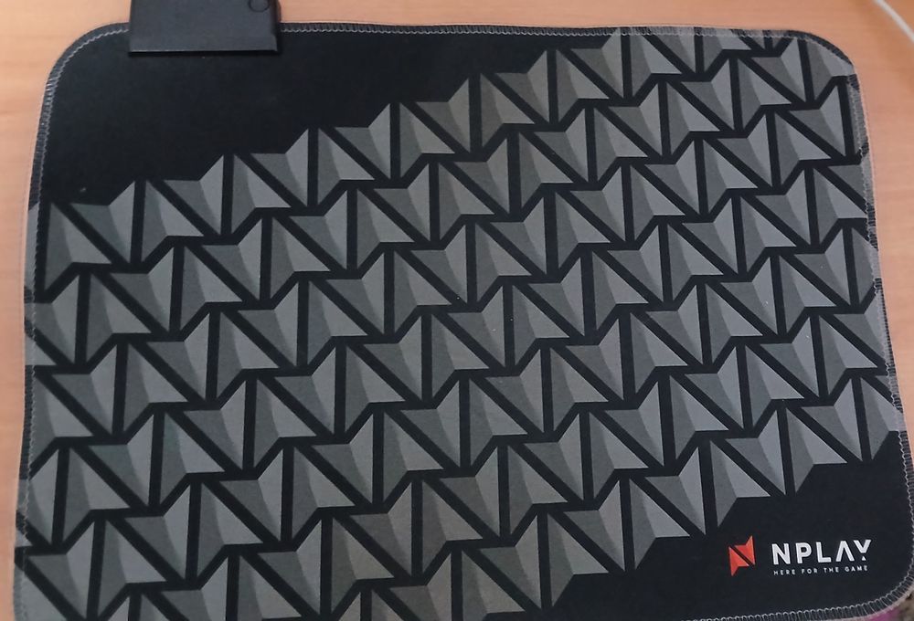 Mouse pad com luz led