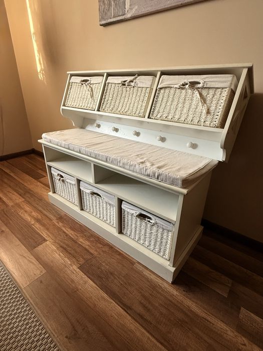 Zestaw do przedpokoju ławka i wieszak jysk