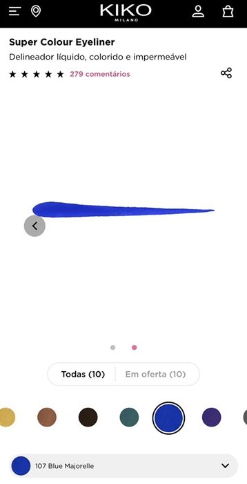 Delineador azul selado - 107