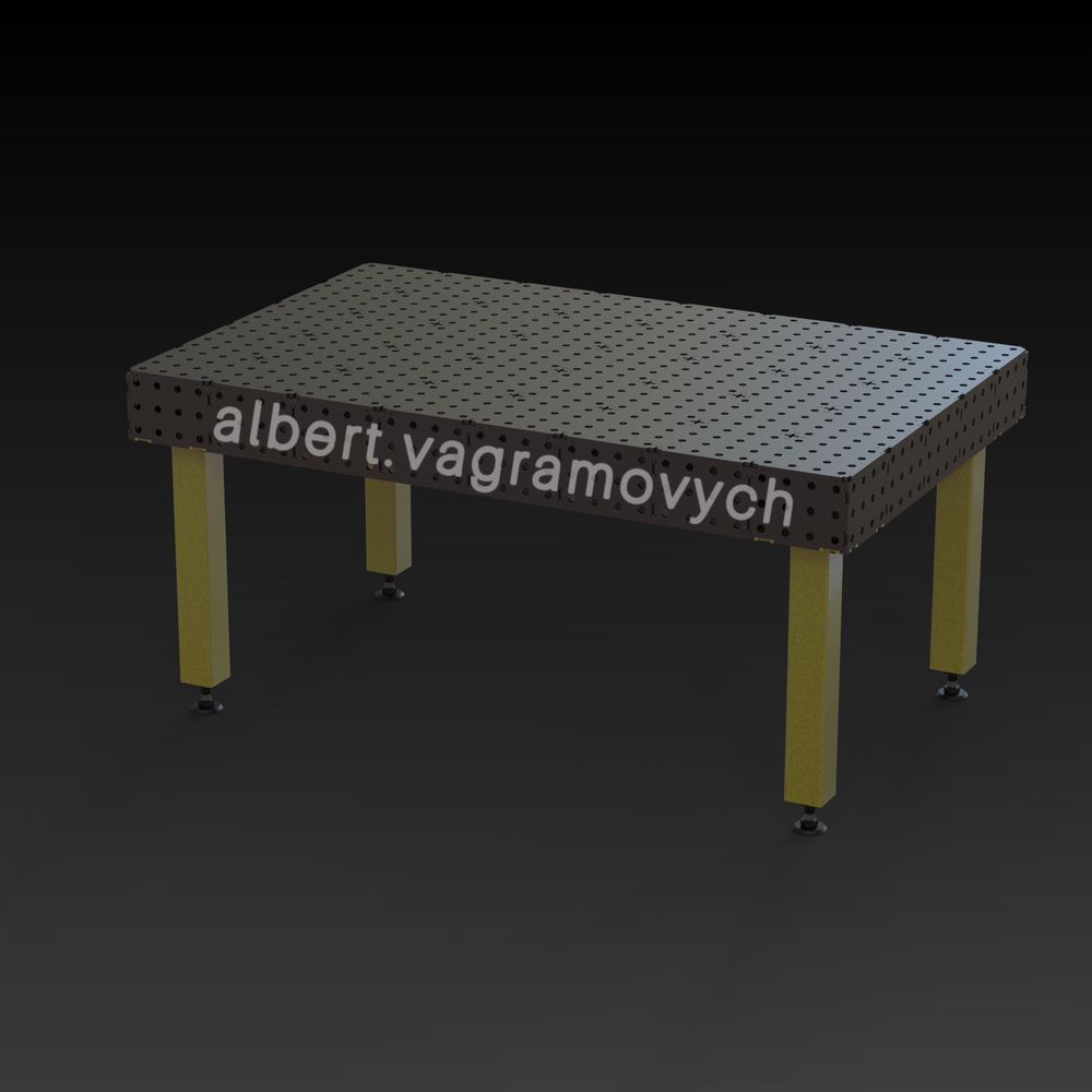 Зварювальний стіл D16 , креслення DXF для лазеру.