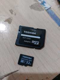 Vendo adaptador Toshiba Micro SD + cartão 32GB Toshiba
