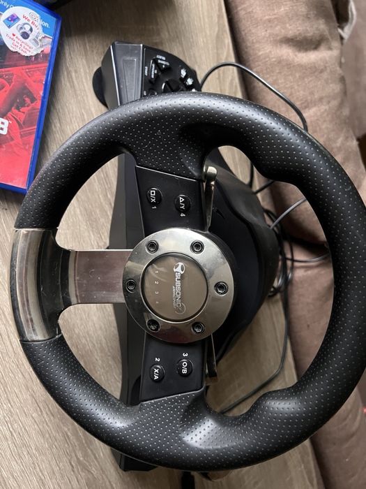 Руль Subsonic SA5156 Drive Pro Sport для Playstation 4 + гра