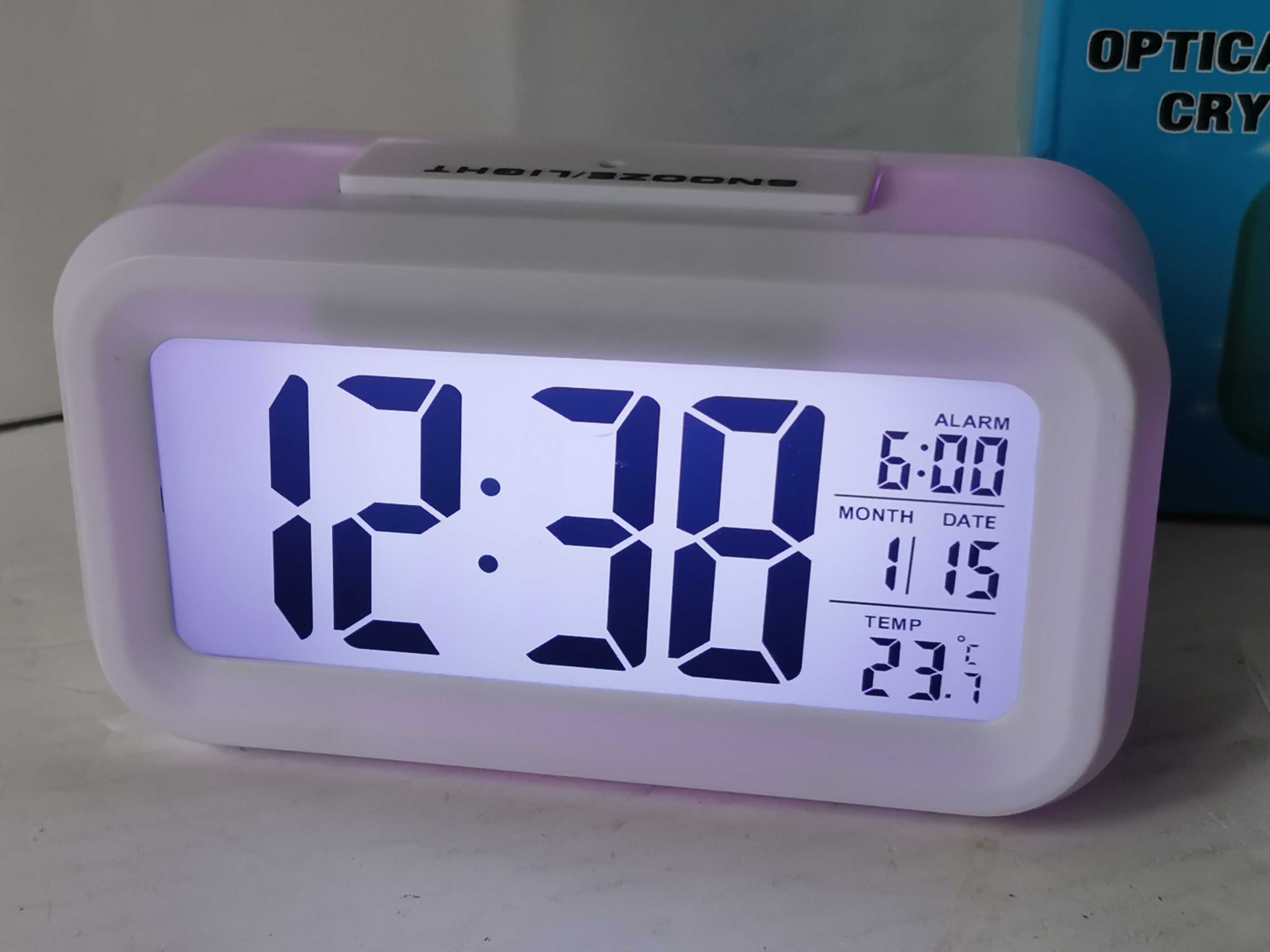 Budzik Cyfrowy Zegar LED Jsdoin ADLQ0285 Termometr Podświetlenie Alarm