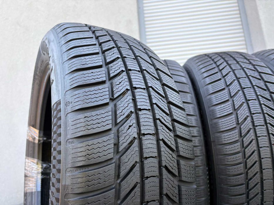 4szt zimowe 215/55R17 Continental 8mm 2023r świetny stan! Z561 Gwar