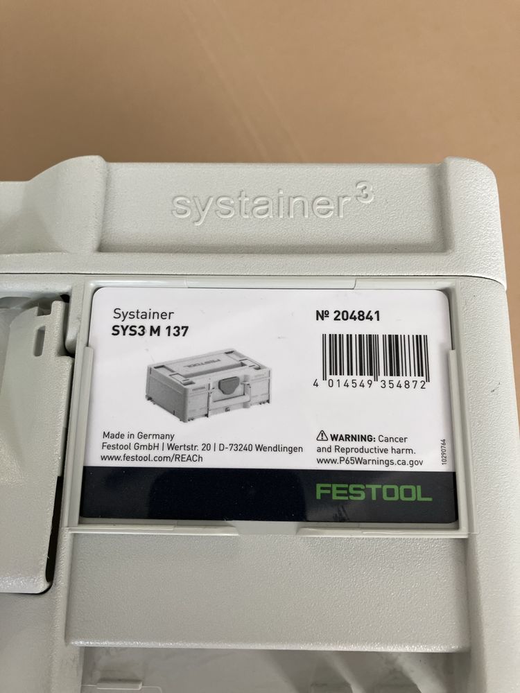 Systainer skrzynka Festool SYS3 M 137 (204841)