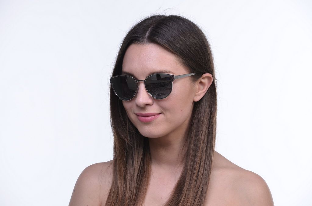 Женские солнцезащитные очки 2024 года 004z 100% защита + футляр