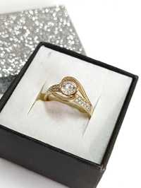 Złoty pierścionek 585p, 2,88 g, r. 22,5