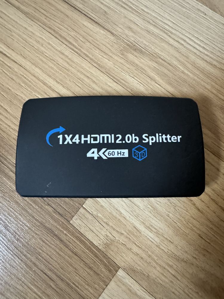 Splitter Hdmi 2.0 rozdzielacz hdmi duplikowanie 1x4 pracuje 4k 60hz