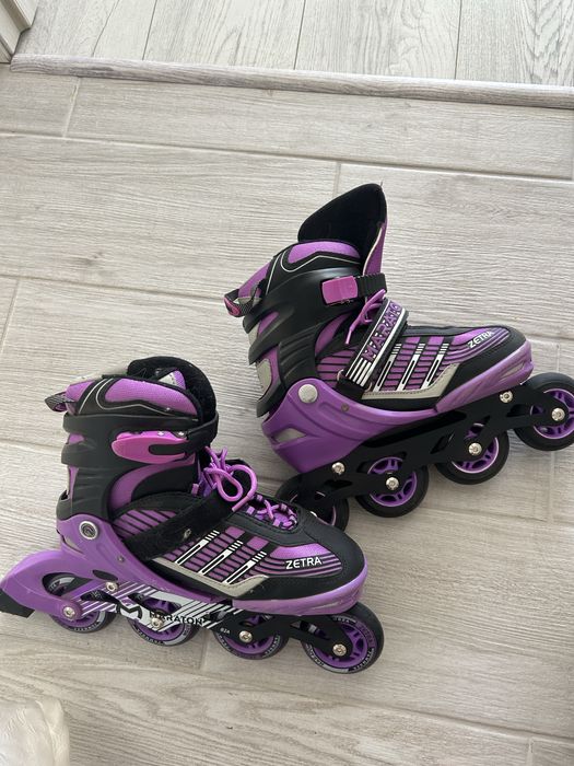 Ролики Maraton Zetra розмір 35-38 фіолетові