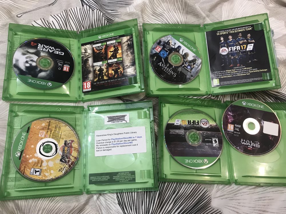 Xbox one игры gears of war, dragonball fighterz, halo, fifa…