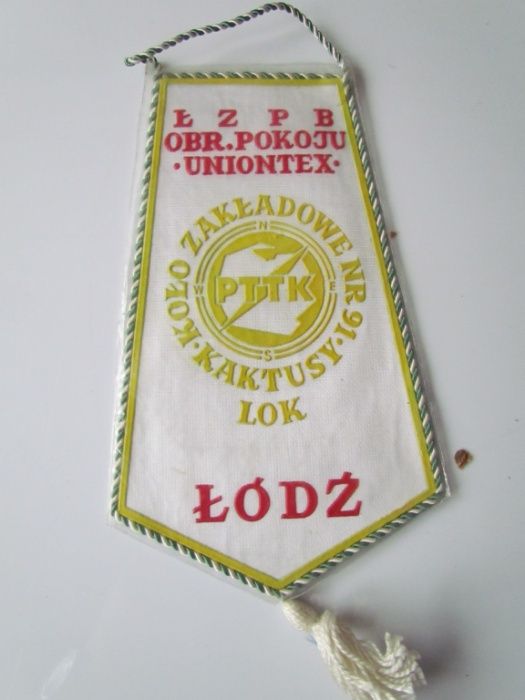 Proporczyk XII Rajd Włókniarzy '80 UNIONTEX PTTK Łódź