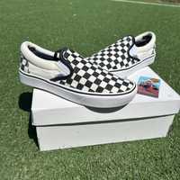 Жіночі сліпони кеди Vans Slip-on ComfyCush checkerboard Old Skool Era