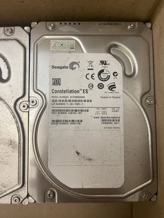 НИЗЬКІ ЦІНИ! Жорсткі диски HDD 500 gb 1TB та ін.