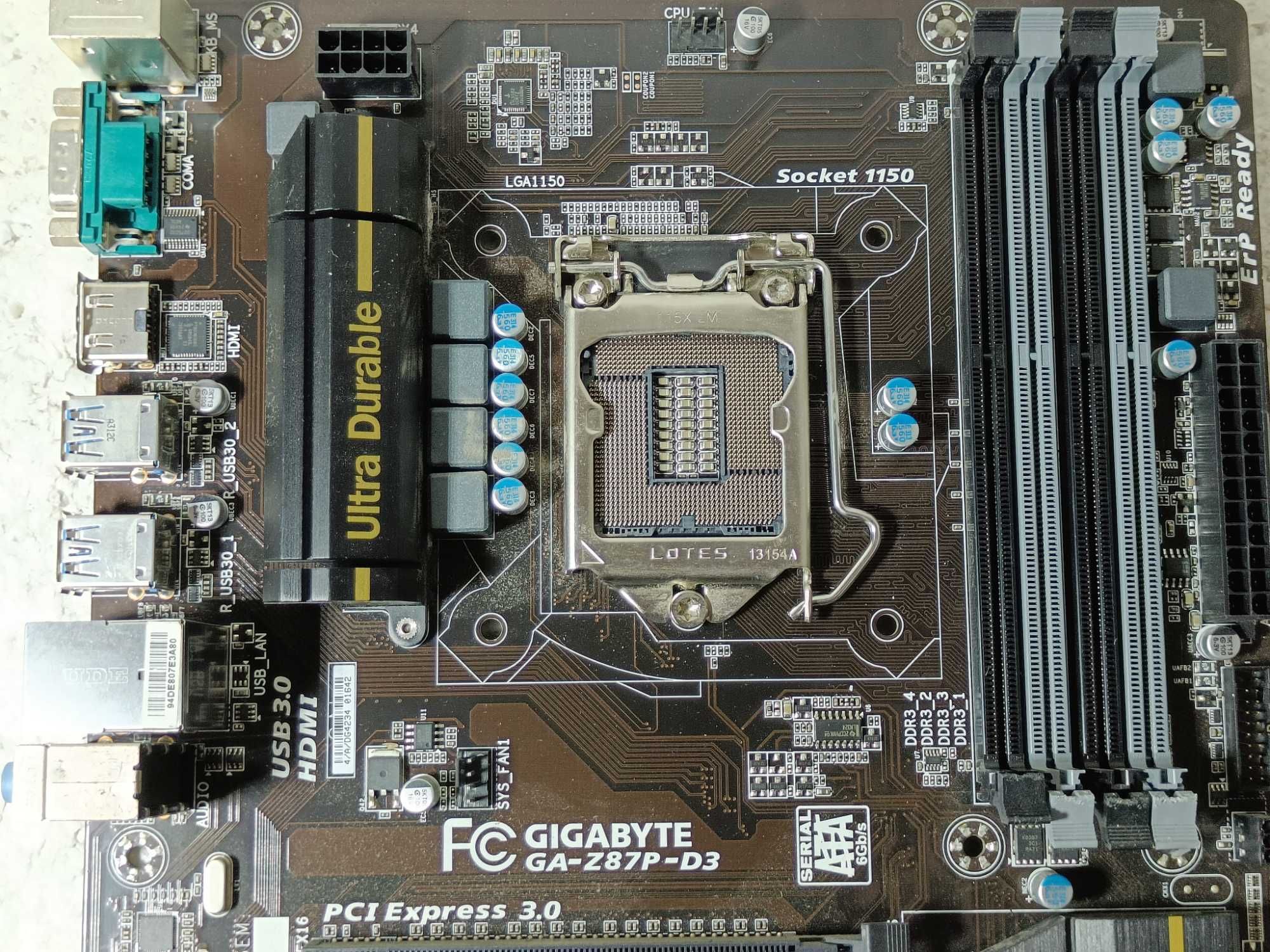 Материнська плата Gigabyte Z87P-D3 LGA1150 у відмінному робочому стані
