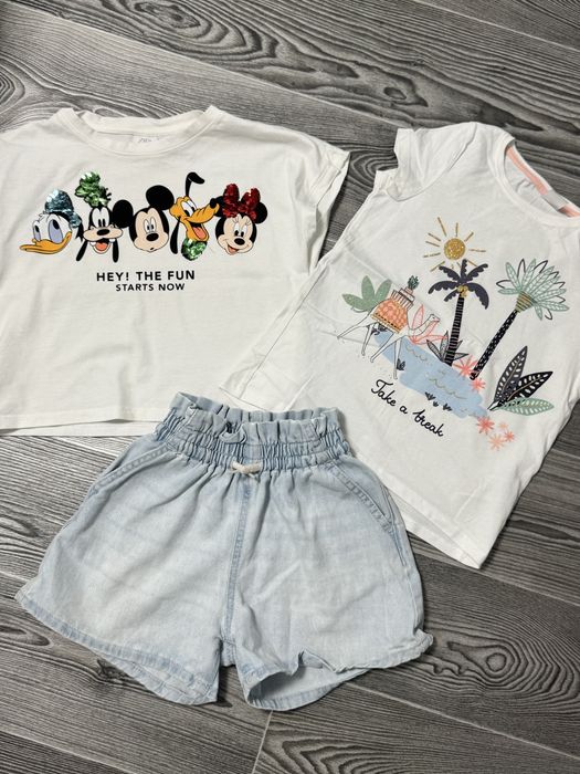 набор zara футболка шорты