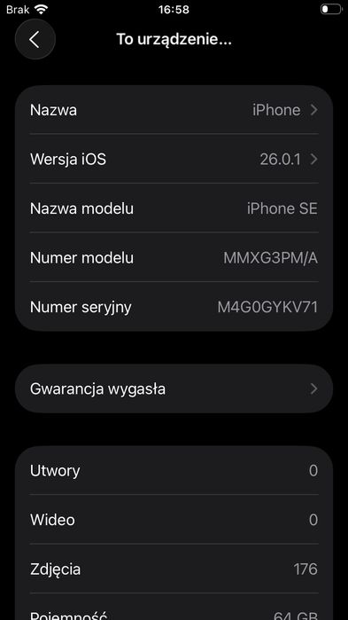 iPhone SE 3 generacji  64 GB