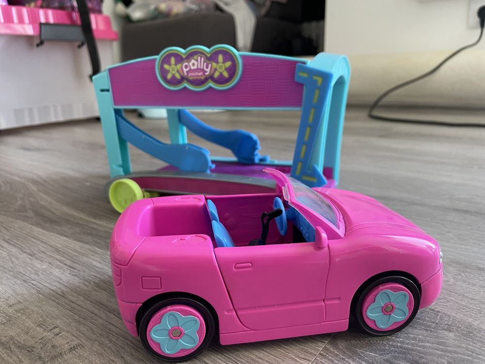 Garagem Polly Pocket com carro