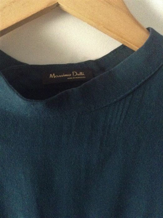 Blusa verde Massimo Dutti