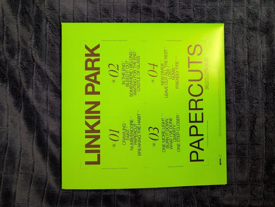 Linkin park Papercurs - Singles Collection 2000-2023 Вінілова платівка
