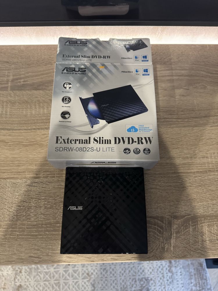 Nagrywarka przenośna ASUS DVD-RW SDRW-08D2S-U LITE