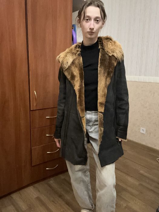 Дубльонка жіноча з натуральни хутром