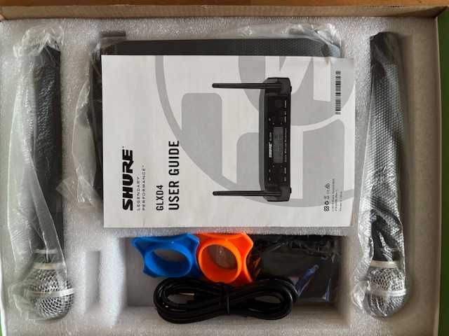 Zestaw bezprzewodowy Shure GLXD 4 plus dwa mikrofony Shure Beta 58A
