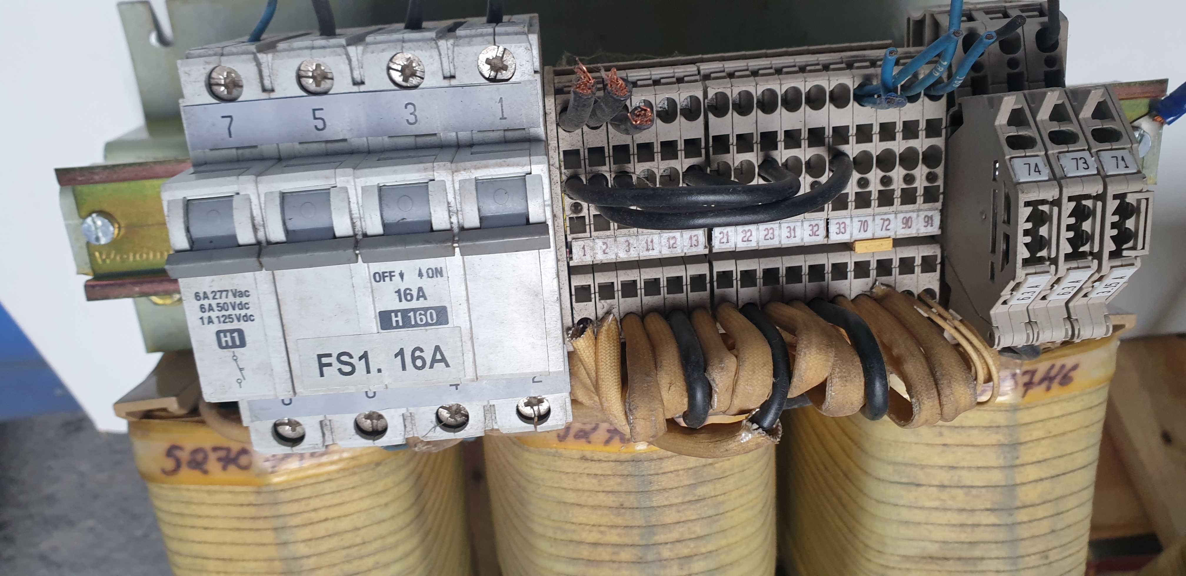 Transformator separacyjny trójfazowy autotransformator 5 kVA 2,5 kVA