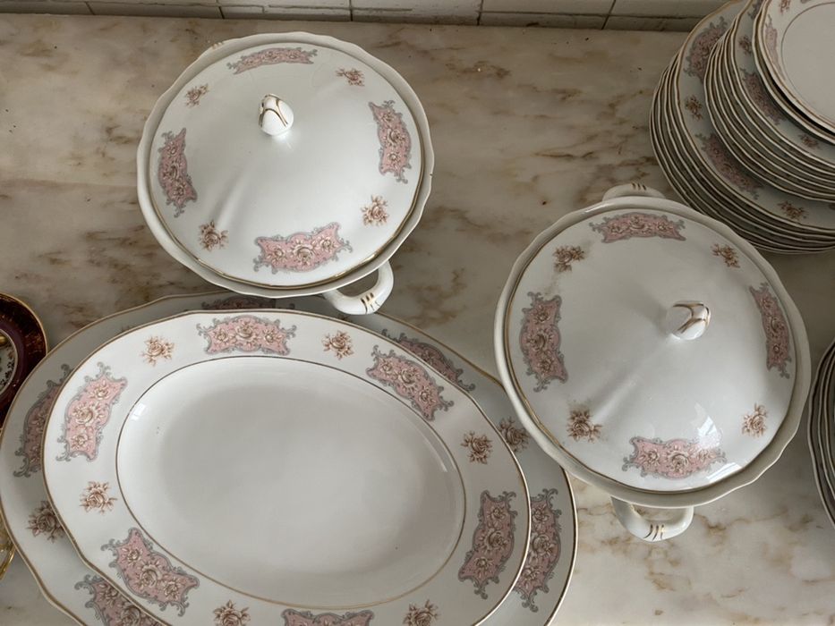 Servico 6 pecas porcelana SPAL