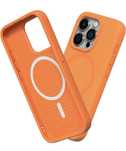 Etui RhinoShield SolidSuit MagSafe iPhone 15 Pro Max pomarańczowe